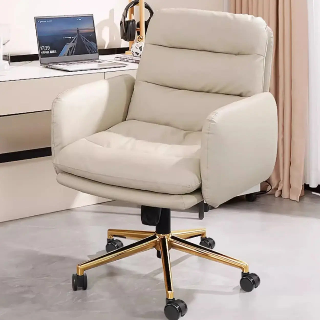 Adjustable Ergonomic Office Chair with Casters