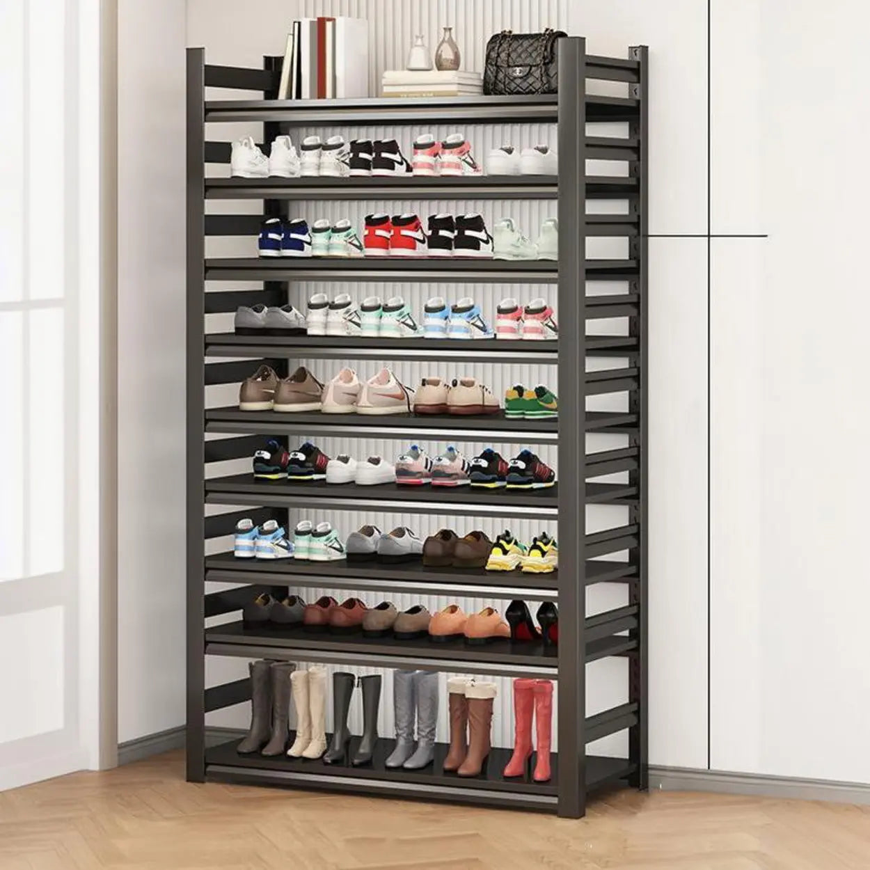 Metal Adjustable Shoe Rack — 6 Tiers