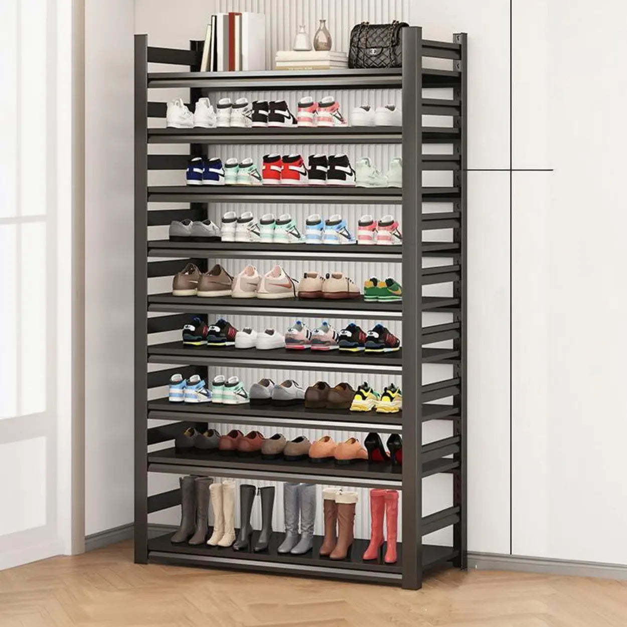 Metal Adjustable Shoe Rack — 6 Tiers