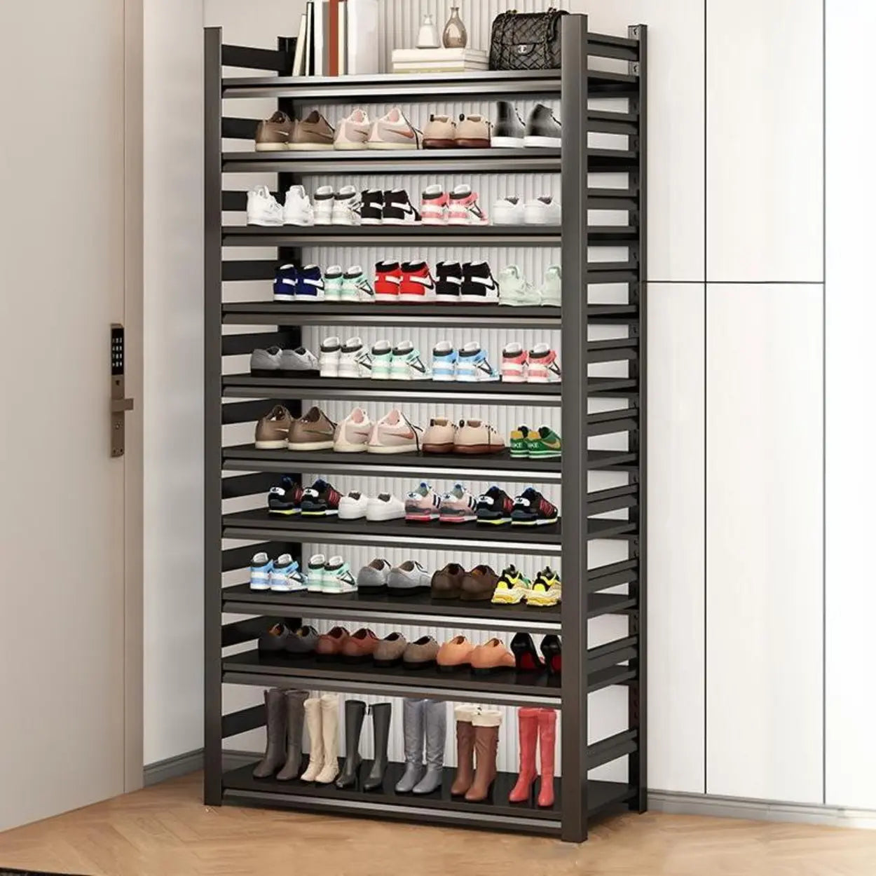 Metal Adjustable Shoe Rack — 7 Tiers