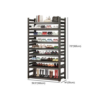 Metal Adjustable Shoe Rack — 9 Tiers