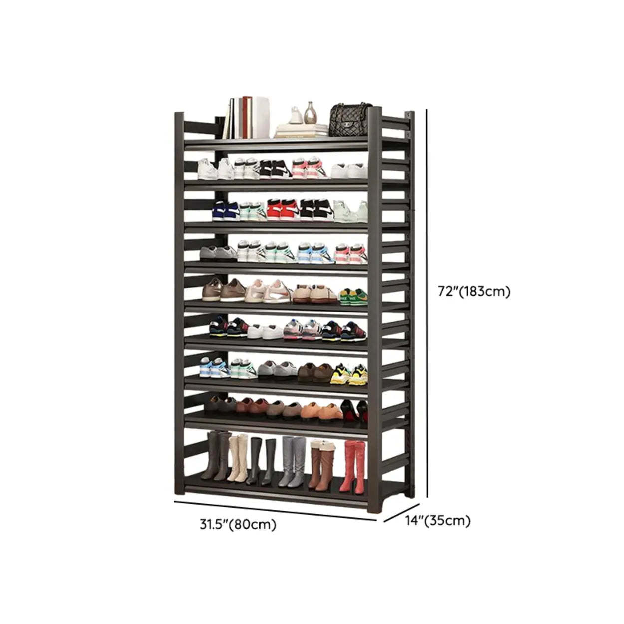 Metal Adjustable Shoe Rack