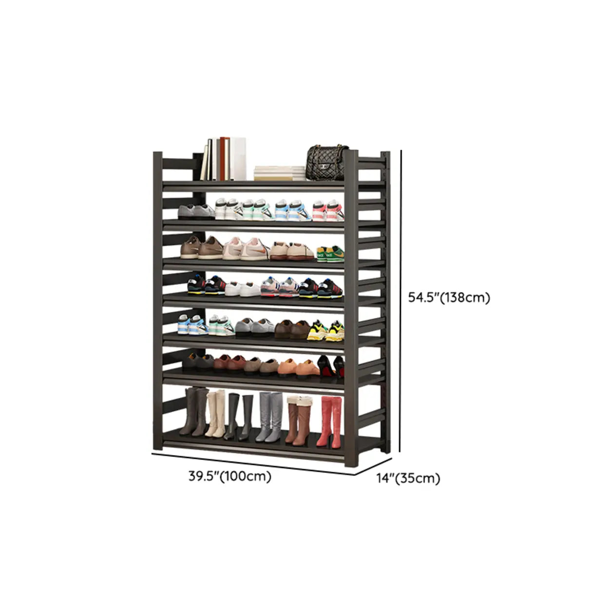 Metal Adjustable Shoe Rack