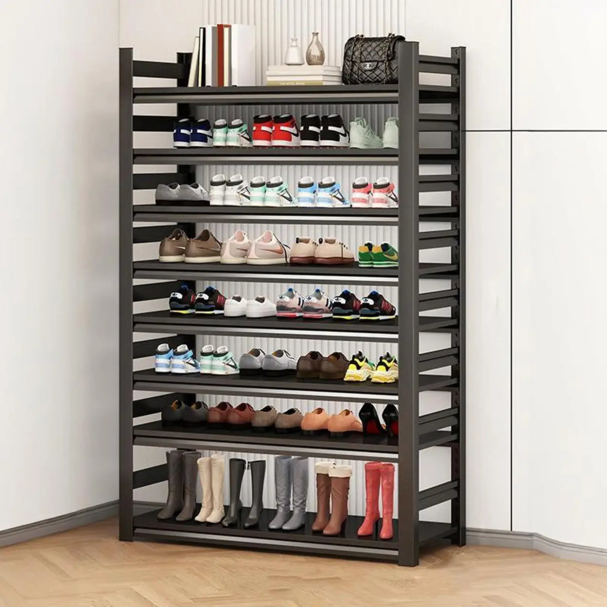 Metal Adjustable Shoe Rack — 6 Tiers