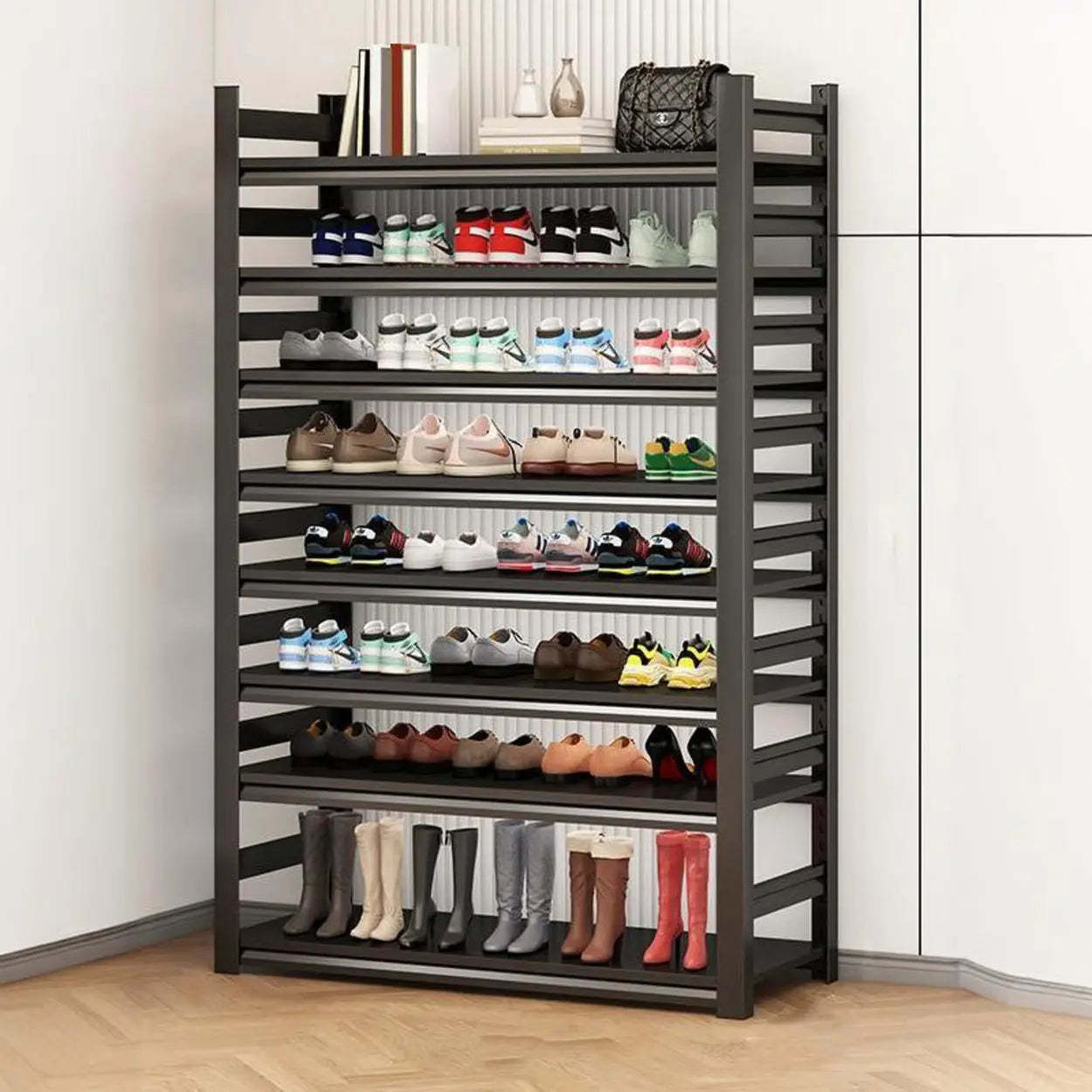 Metal Adjustable Shoe Rack — 6 Tiers