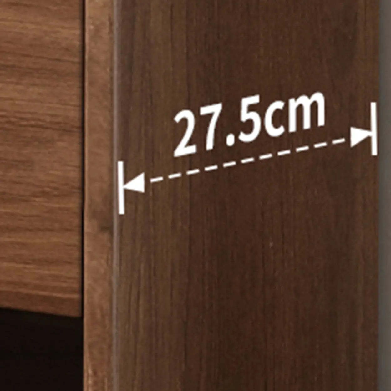 Adjustable Wood White Shoe Storage Cabinet
