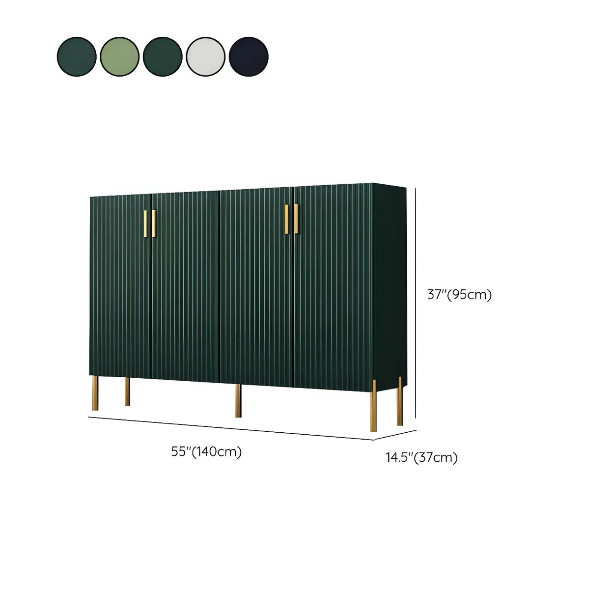 Closed-Back Wood Shoe Cabinet