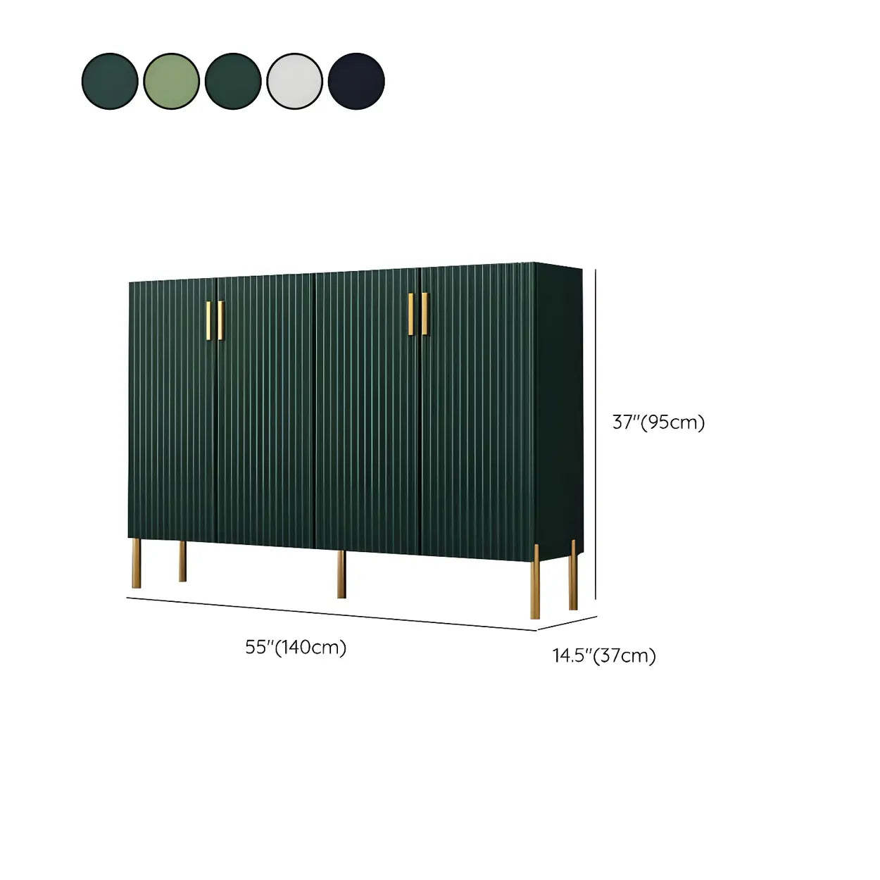 Closed-Back Wood Shoe Cabinet