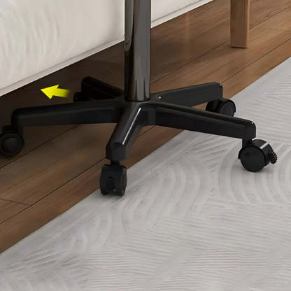 Adjustable White Square Small Standing Desk with Casters