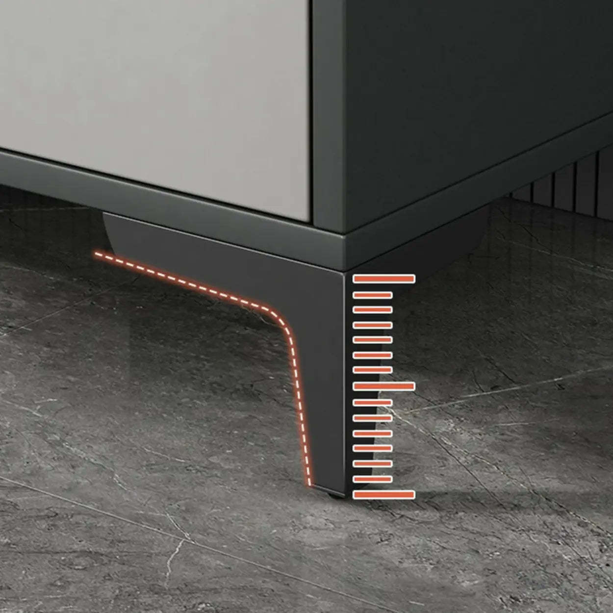 Adjustable Gray Wood Hallway Large Shoe Storage