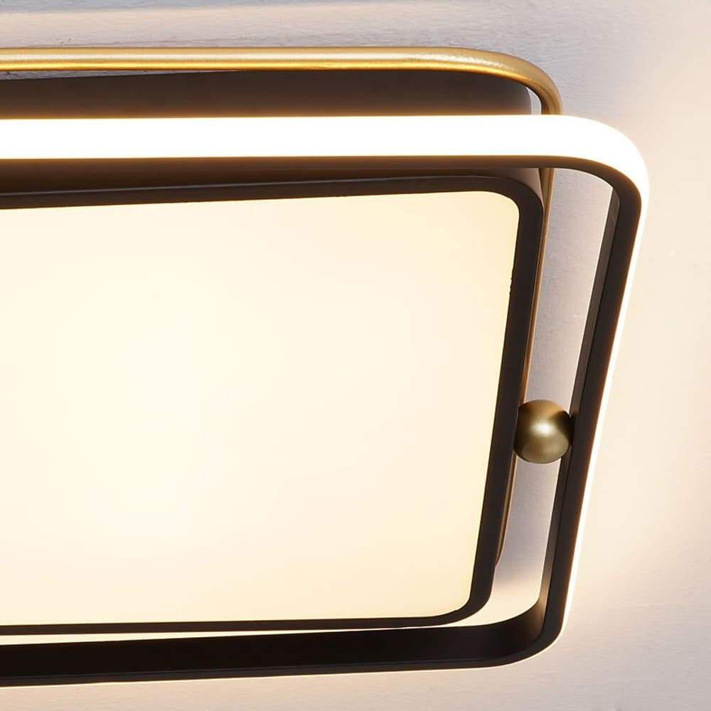 Squares Artistic LED Flush Mount Ceiling Light for Bedroom-Lighom