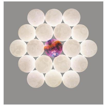 Modern Cluster Globe Chandelier Pendant Light Island Lights Hanging Lamp-Lighom