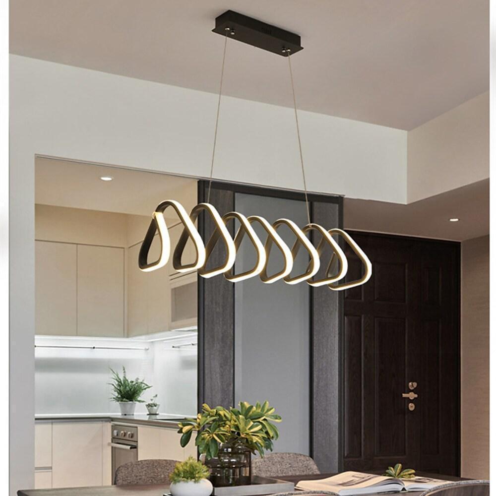 Triangular Acrylic LED Kitchen Dining Pendant Light