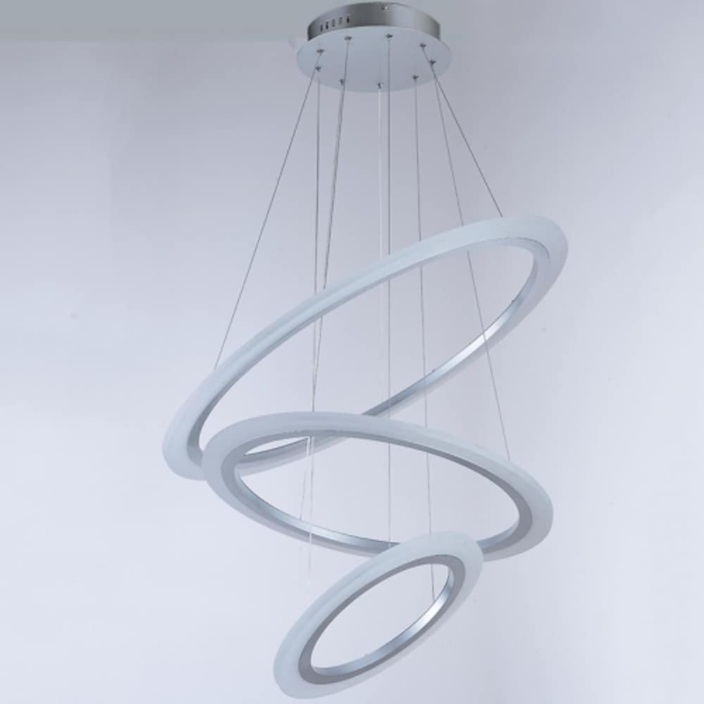 3-Ring Modern Mid Century Chandelier-Lighom