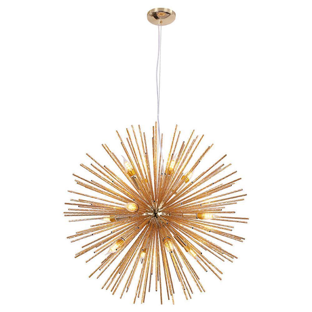 Unique Globe Design LED Electroplated Metal Modern Pendant Lighting-Lighom