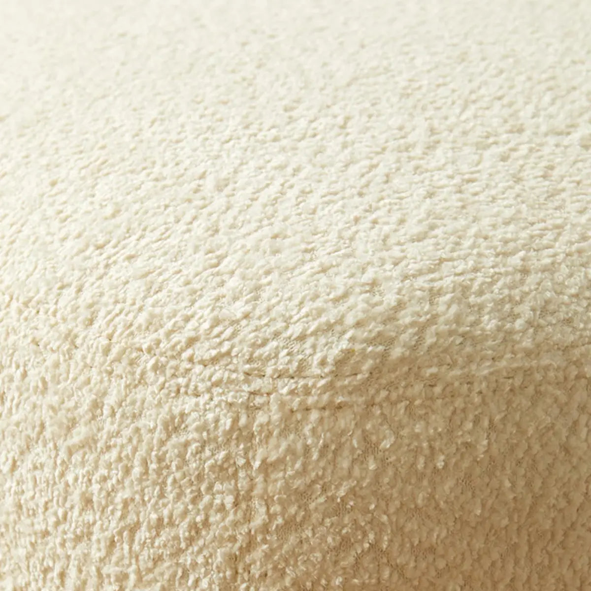 Alpaca Wool Biscuit Back Cherry Wood Sled Side Chair — Natural / Yellow / Alpaca Wool