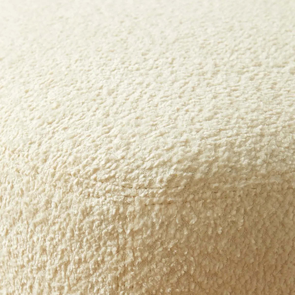Alpaca Wool Biscuit Back Cherry Wood Sled Side Chair — Natural / Yellow / Alpaca Wool