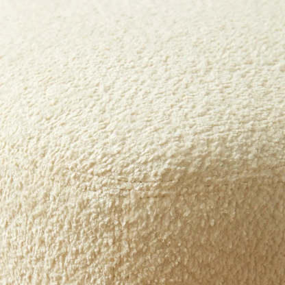 Alpaca Wool Biscuit Back Cherry Wood Sled Side Chair — Natural / Yellow / Alpaca Wool