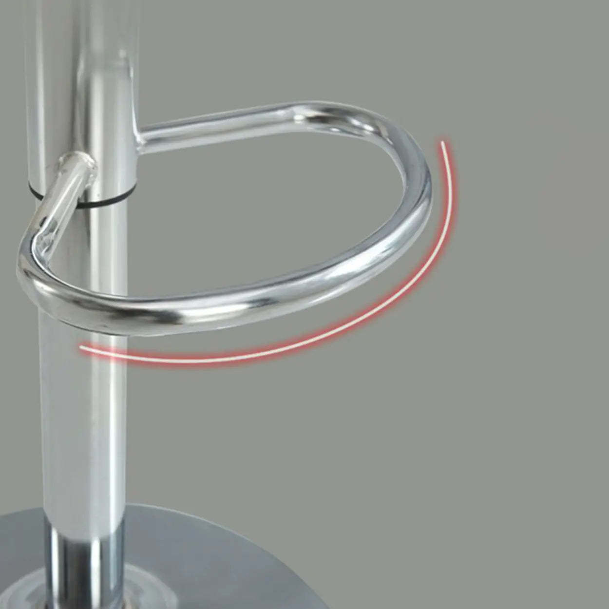 Amber Acrylic Adjustable Swivel Bar Stool