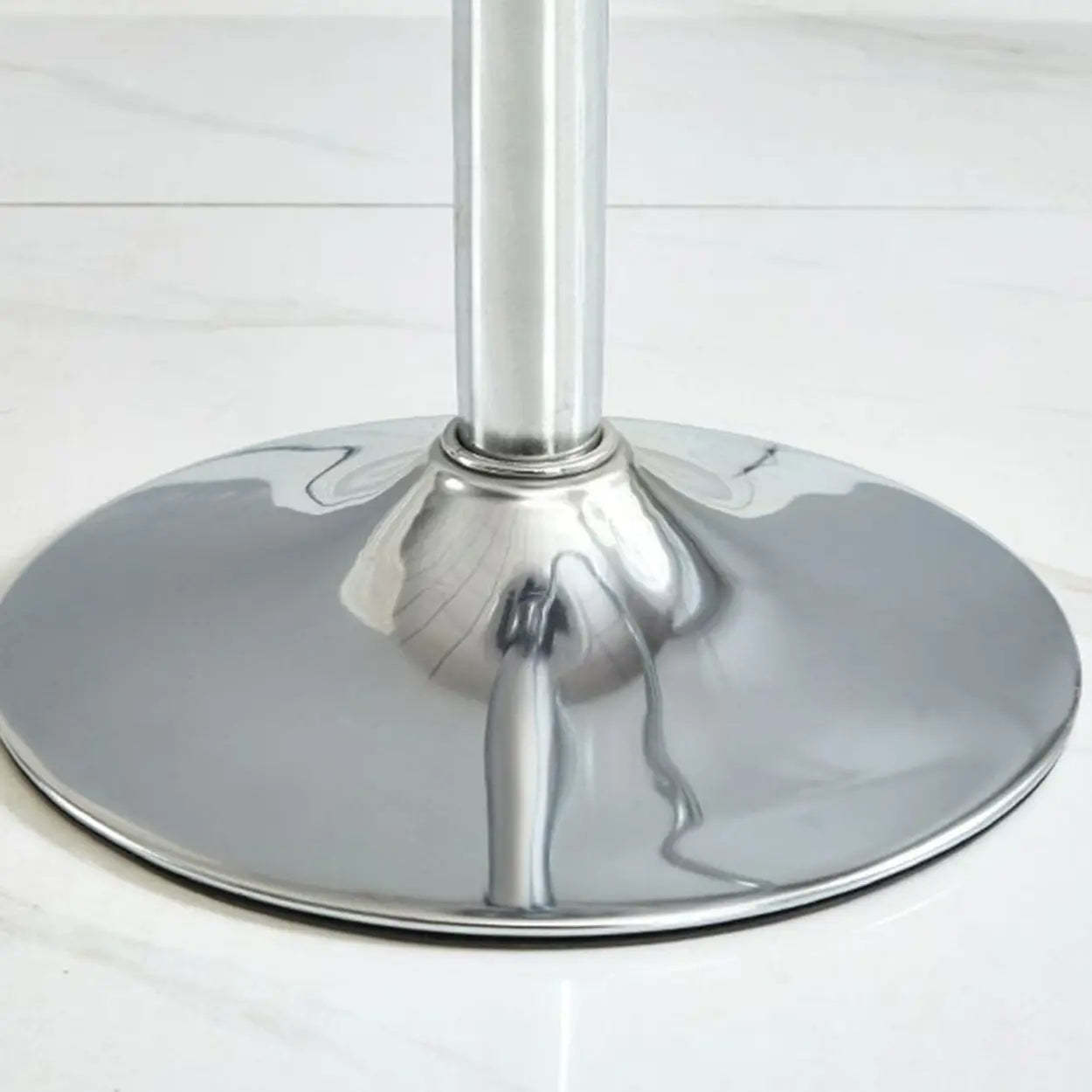 Amber Acrylic Adjustable Swivel Bar Stool