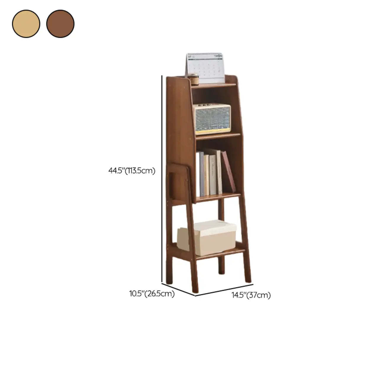 Antique Wooden Closed Rack Bookcase