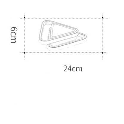 Multi Triangular Unique Kitchen Flush Mount Lighting Geometric LED Ceiling Lights-Lighom