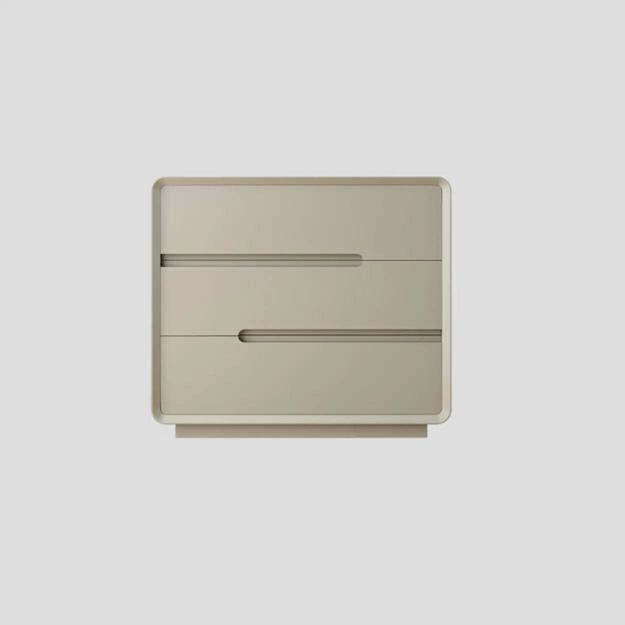 Apricot Wood Soft-Close Dresser — Grey