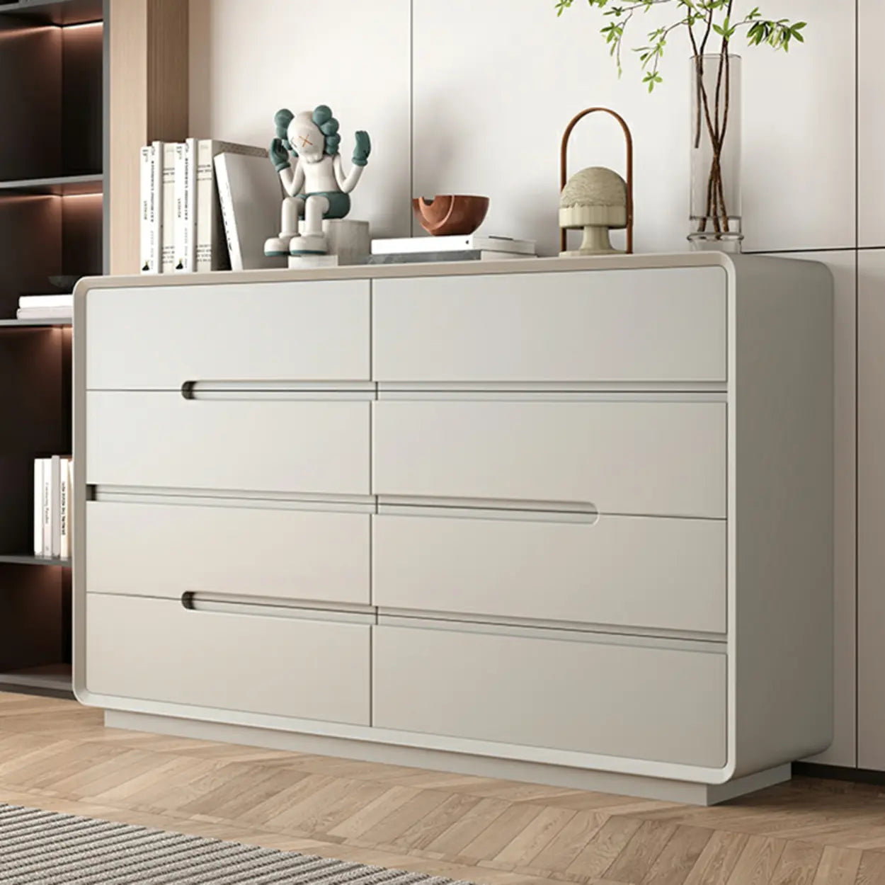 Apricot Wood Soft-Close Dresser