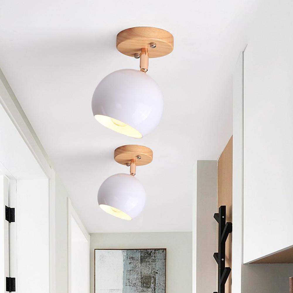 Lighom rustic semicircular rust black semi-flush mount light in metal — Warm White (3000K) / Matte Black