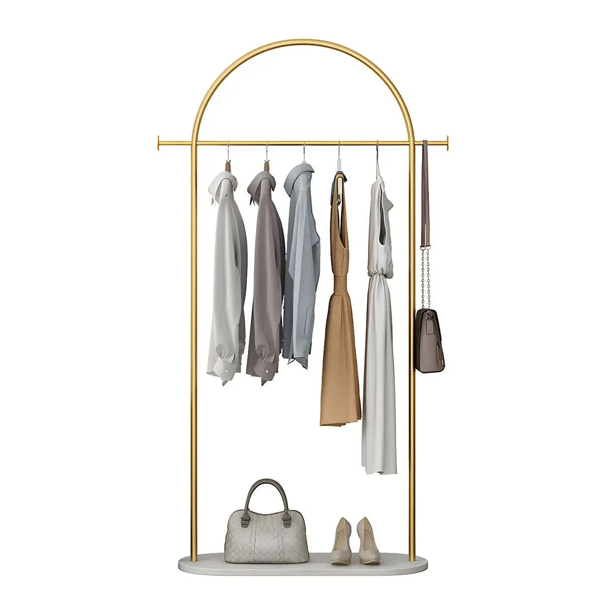 Arch Freestanding Coat Rack with Shelf