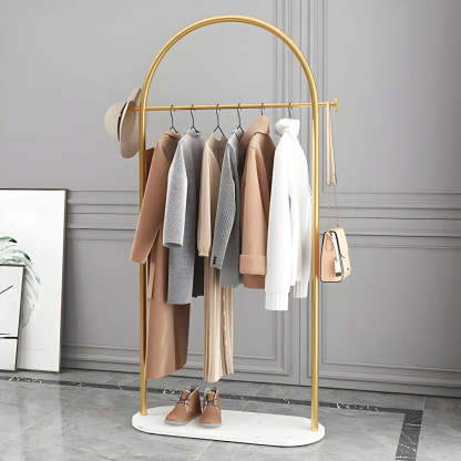 Arch Freestanding Coat Rack with Shelf