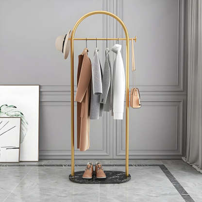 Arch Freestanding Coat Rack with Shelf