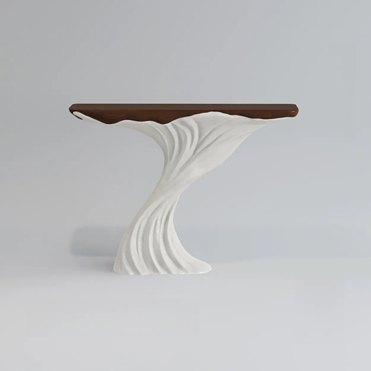 Artistic Rectangular Stump Base Console Table