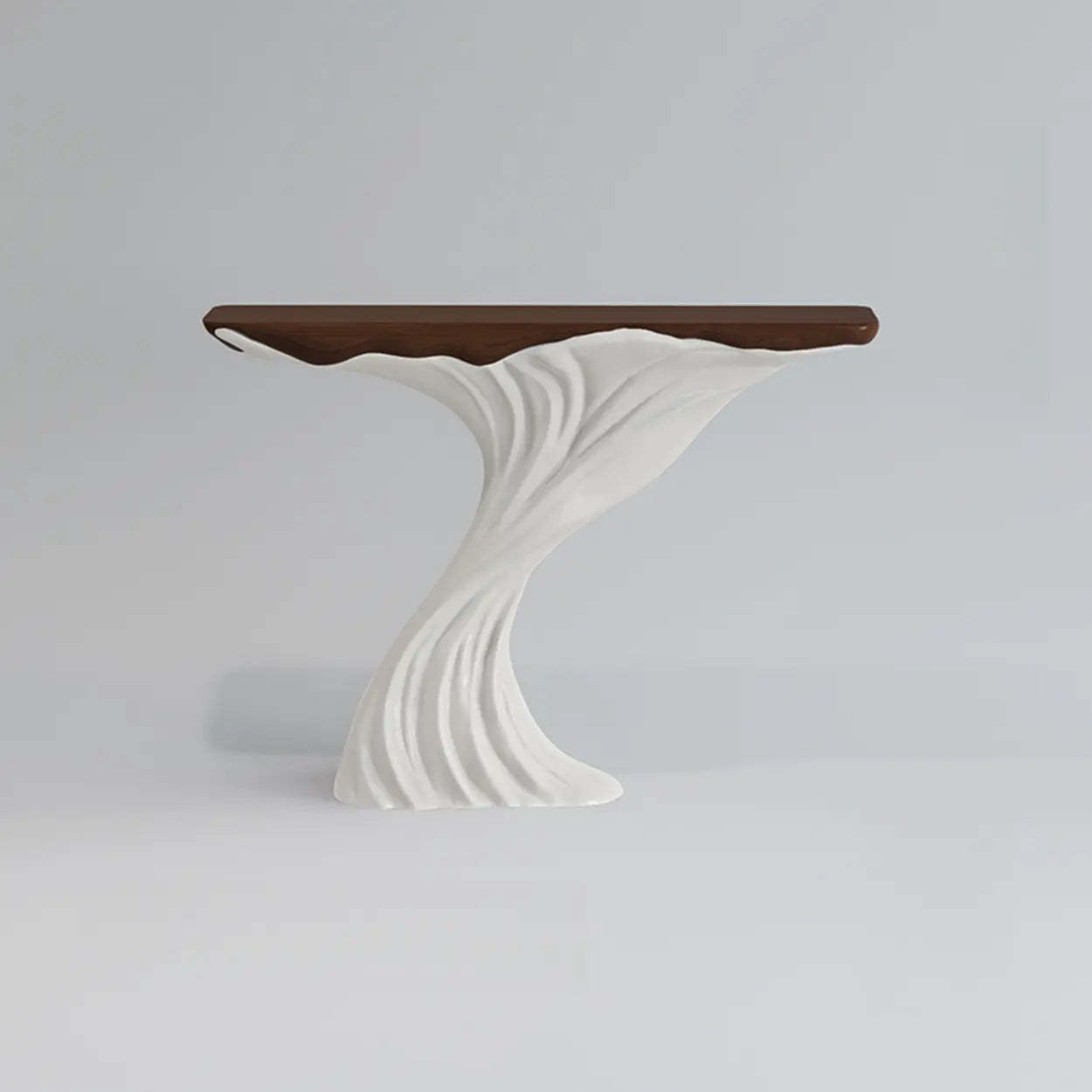 Modern stump artistic natural end & side tables — 47" L x 12" W x 33" H