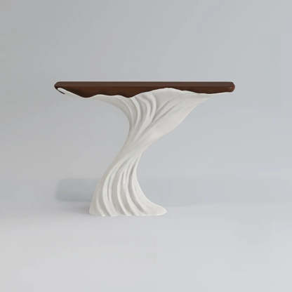 Artistic Rectangular Stump Base Console Table
