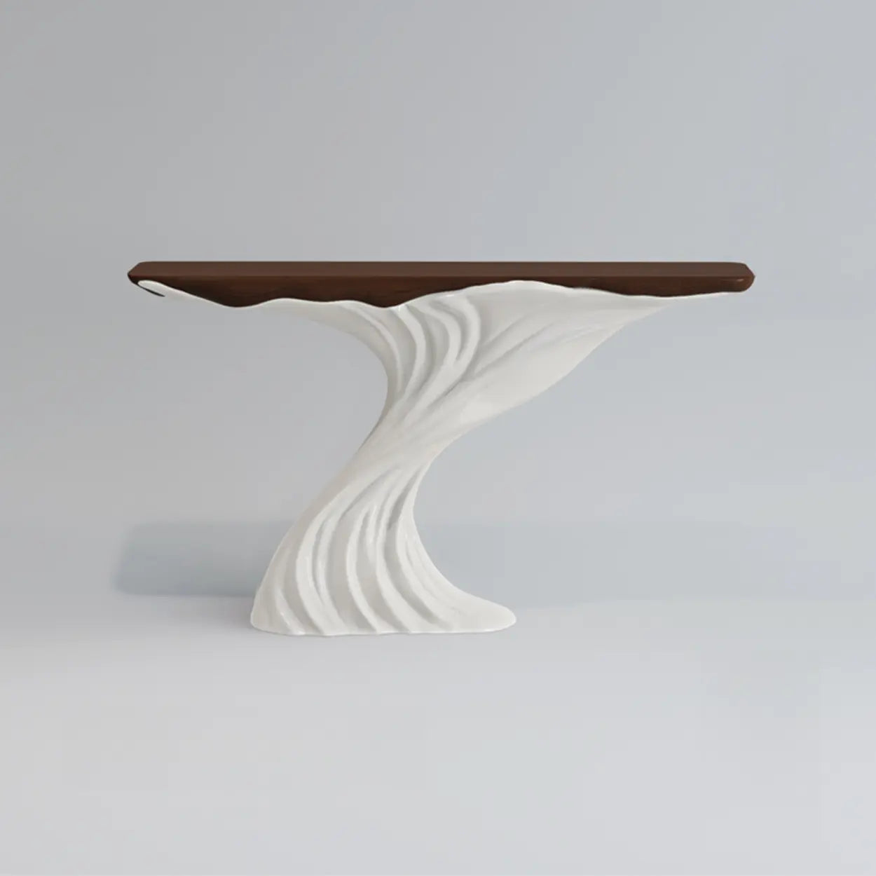 Artistic Rectangular Stump Base Console Table