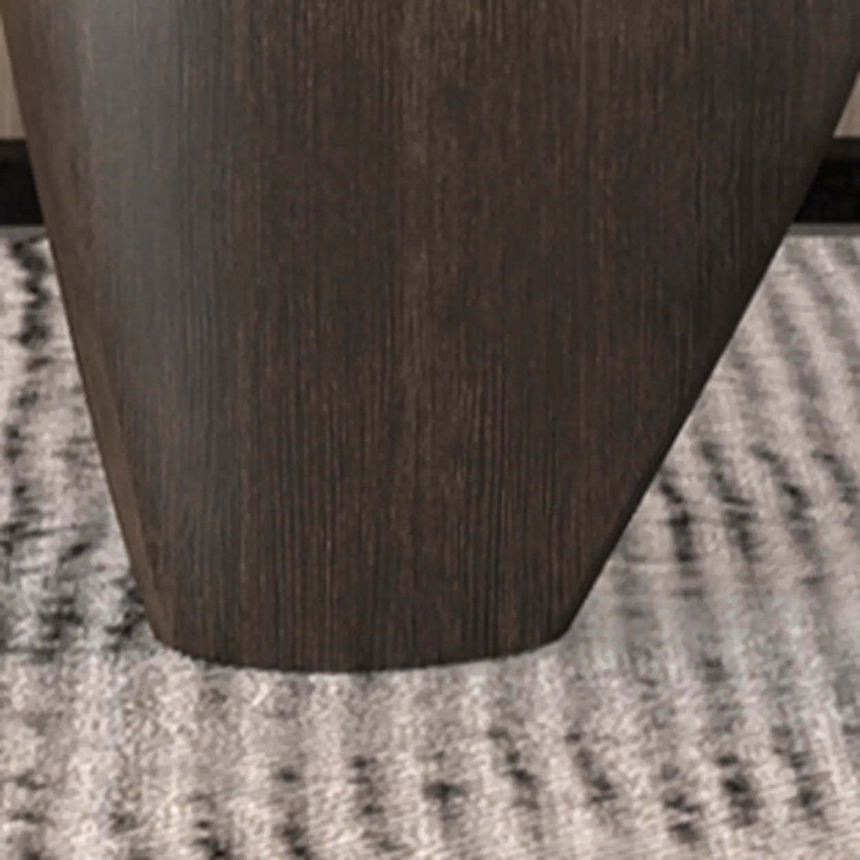 Artistic Sculptural Abstract Oval Side Table