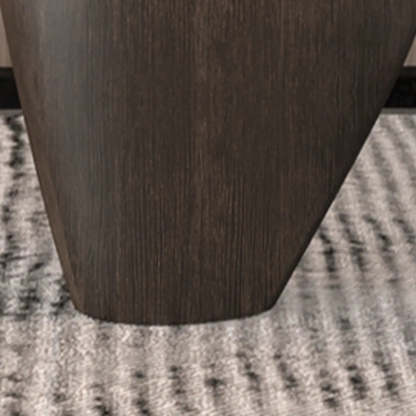 Artistic Sculptural Abstract Oval Side Table