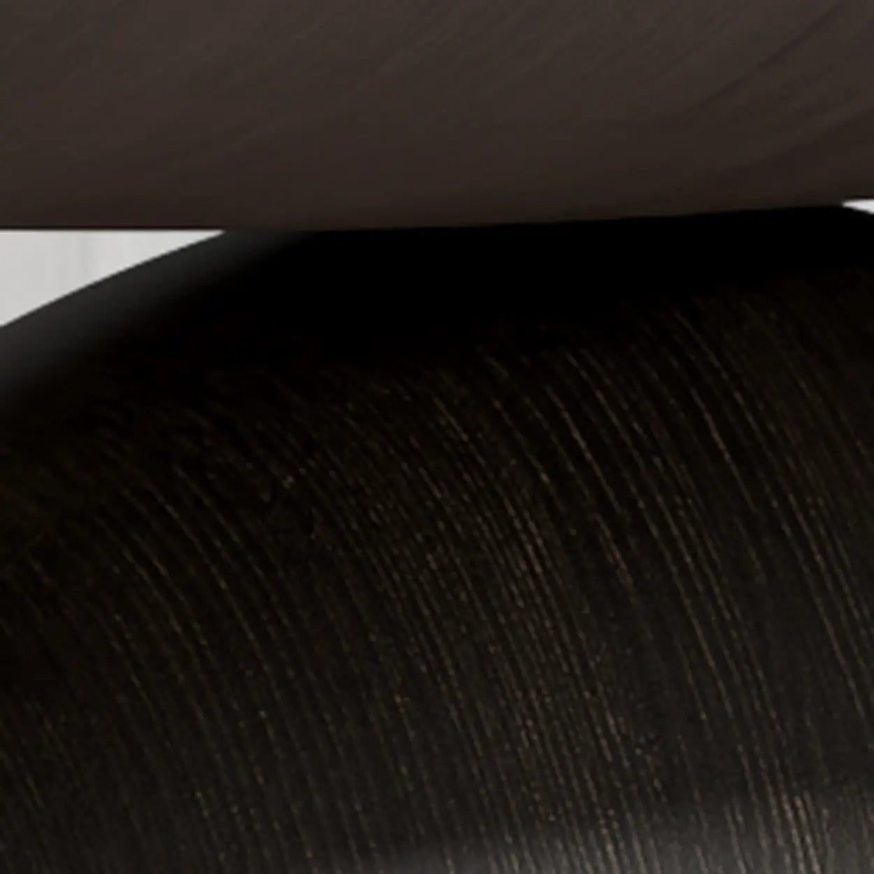 Artistic Sculptural Abstract Oval Side Table
