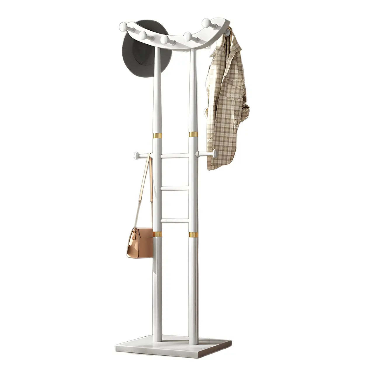 Artistic Wood Freestanding Coat Rack