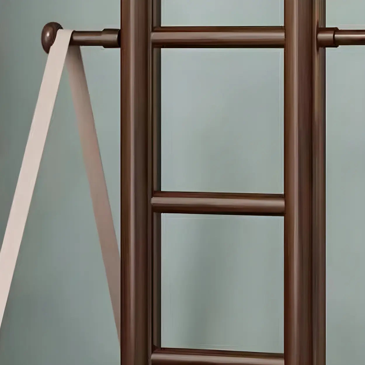 Artistic Wood Freestanding Coat Rack — Walnut / Arc