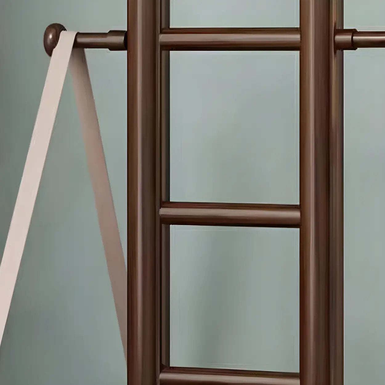 Artistic Wood Freestanding Coat Rack — Walnut / Arc