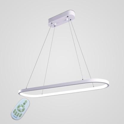 Rectangular Curves Dining Room Chandeliers Metal Modernist Pendant Lighting-Lighom