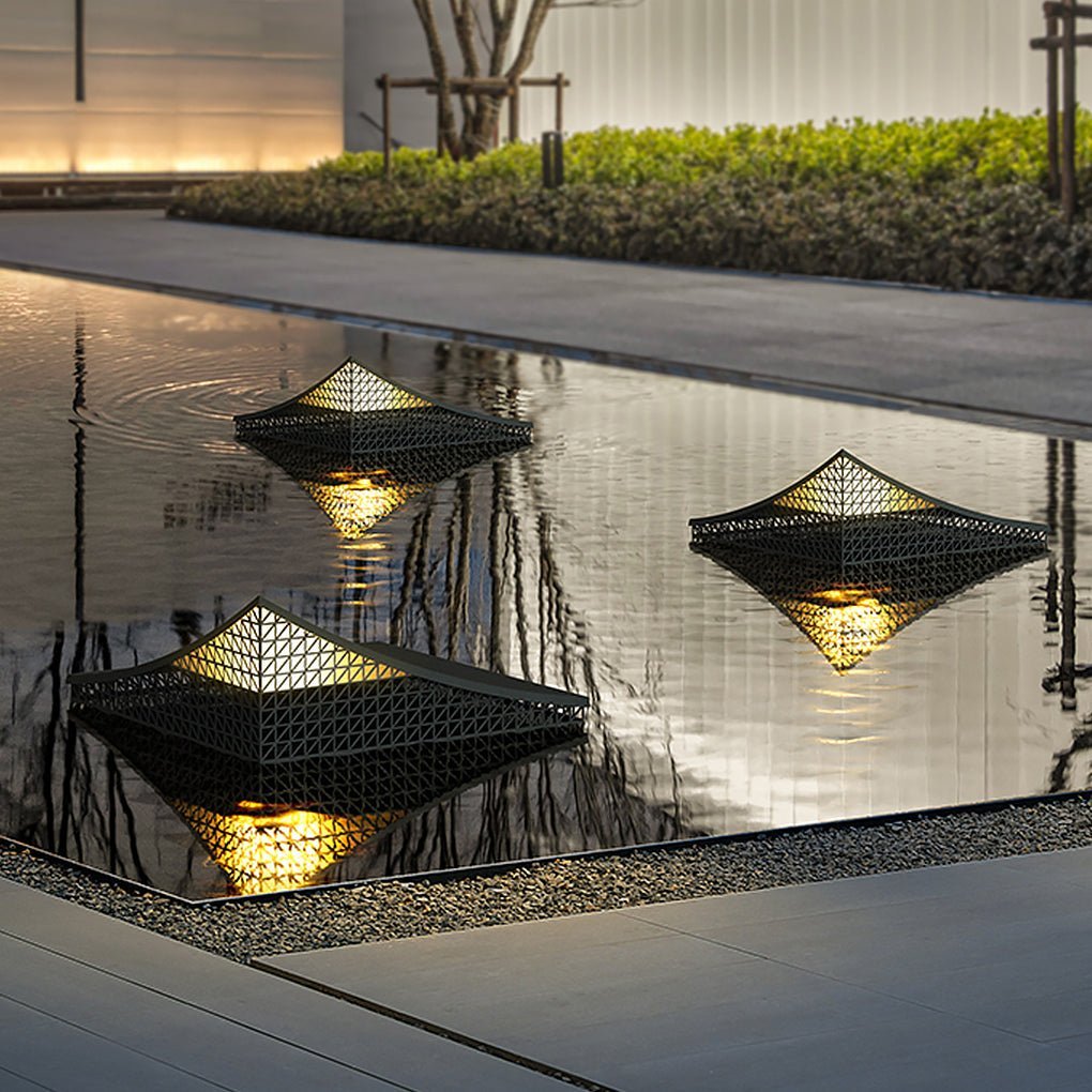 Asian-style Waterproof Outdoor Landscape Decorative Atmosphere Light for Villa Pool Lawn-Lighom
