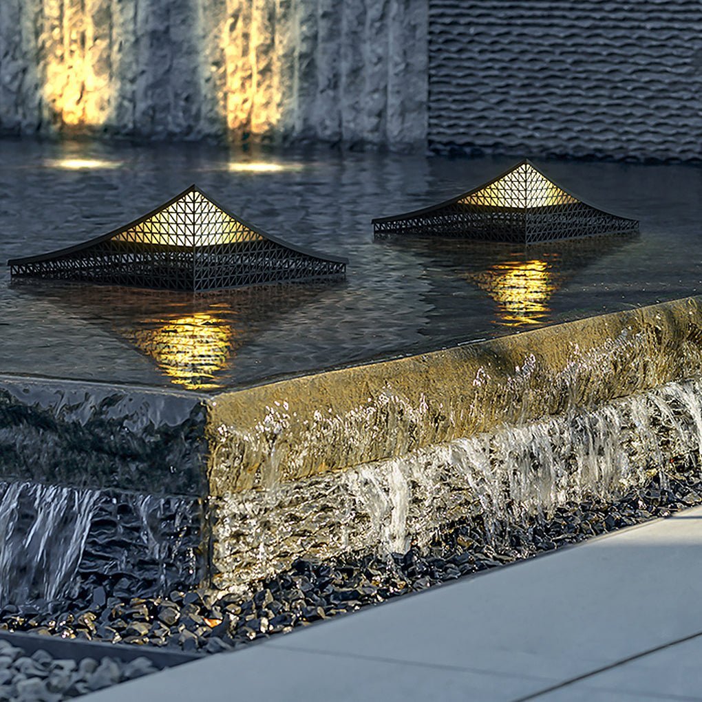 Asian-style Waterproof Outdoor Landscape Decorative Atmosphere Light for Villa Pool Lawn-Lighom