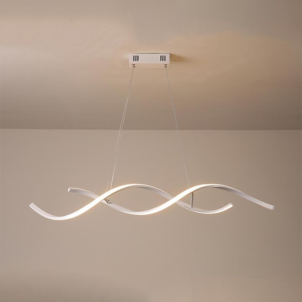 Wave Design Modern Pendant Lighting Minimalist Ceiling Light for Elegant Interiors-Lighom
