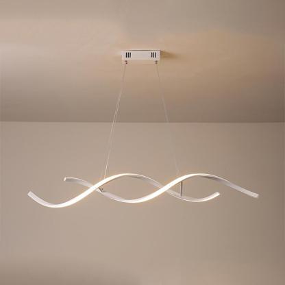 Wave Design Modern Pendant Lighting Minimalist Ceiling Light for Elegant Interiors-Lighom
