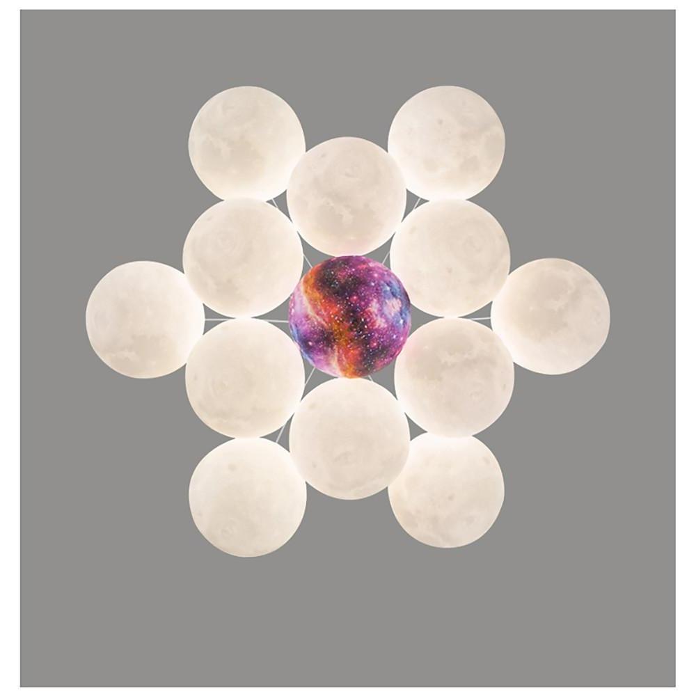 Modern Cluster Globe Chandelier Pendant Light Island Lights Hanging Lamp-Lighom