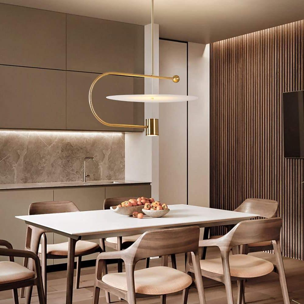 Globe Cylinder Pendant Lights Artistic Metal LED Ceiling Light-Lighom