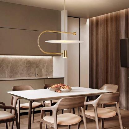 Globe Cylinder Pendant Lights Artistic Metal LED Ceiling Light-Lighom